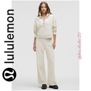 LULULEMON ATHLETICA Scuba Mid-Rise Wide-Leg Pant *Velvet Bone XL NWT LL-233